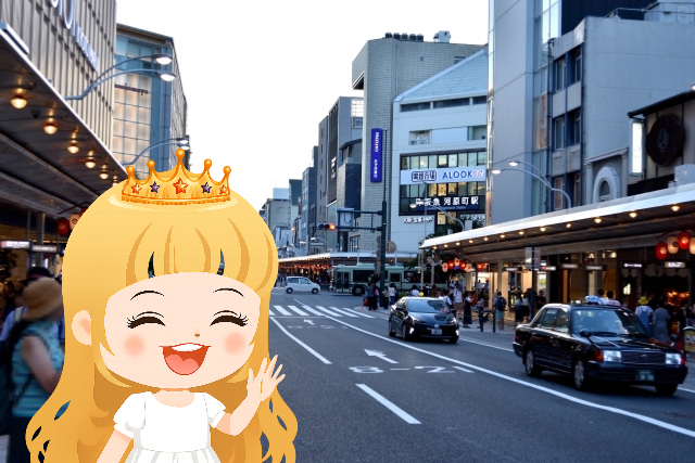 Princess脱毛ナビのキャラクター、プリンセスちゃんの挨拶